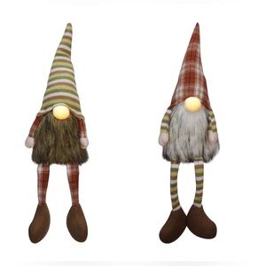 NEW Plush LED plaid/stripe Gnome
